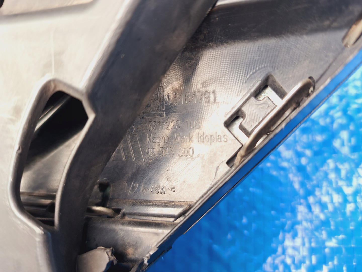Opel Astra Kühlergrill FRONTGRILL Kühlergitter 93389777 - Thumbnail 8