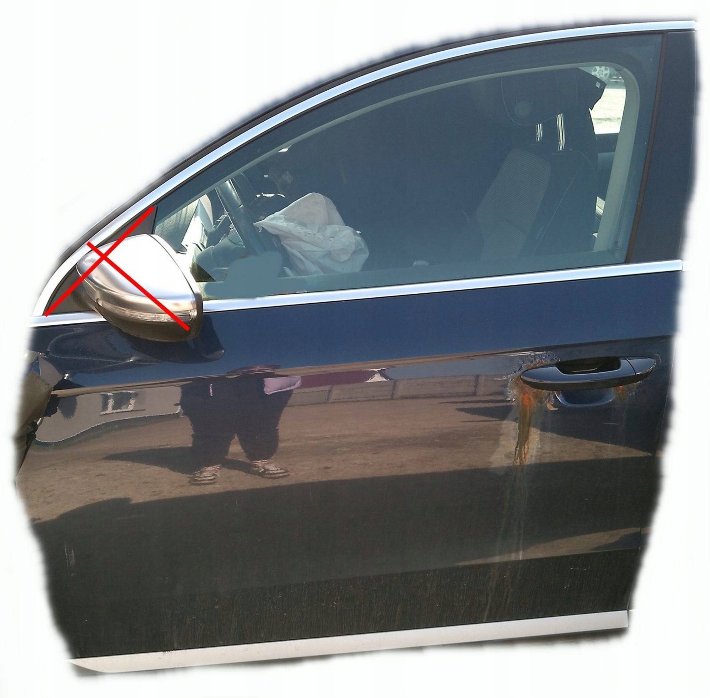 VW Passat B7 Tür Vorne Links Door Porta Porte - Thumbnail 1