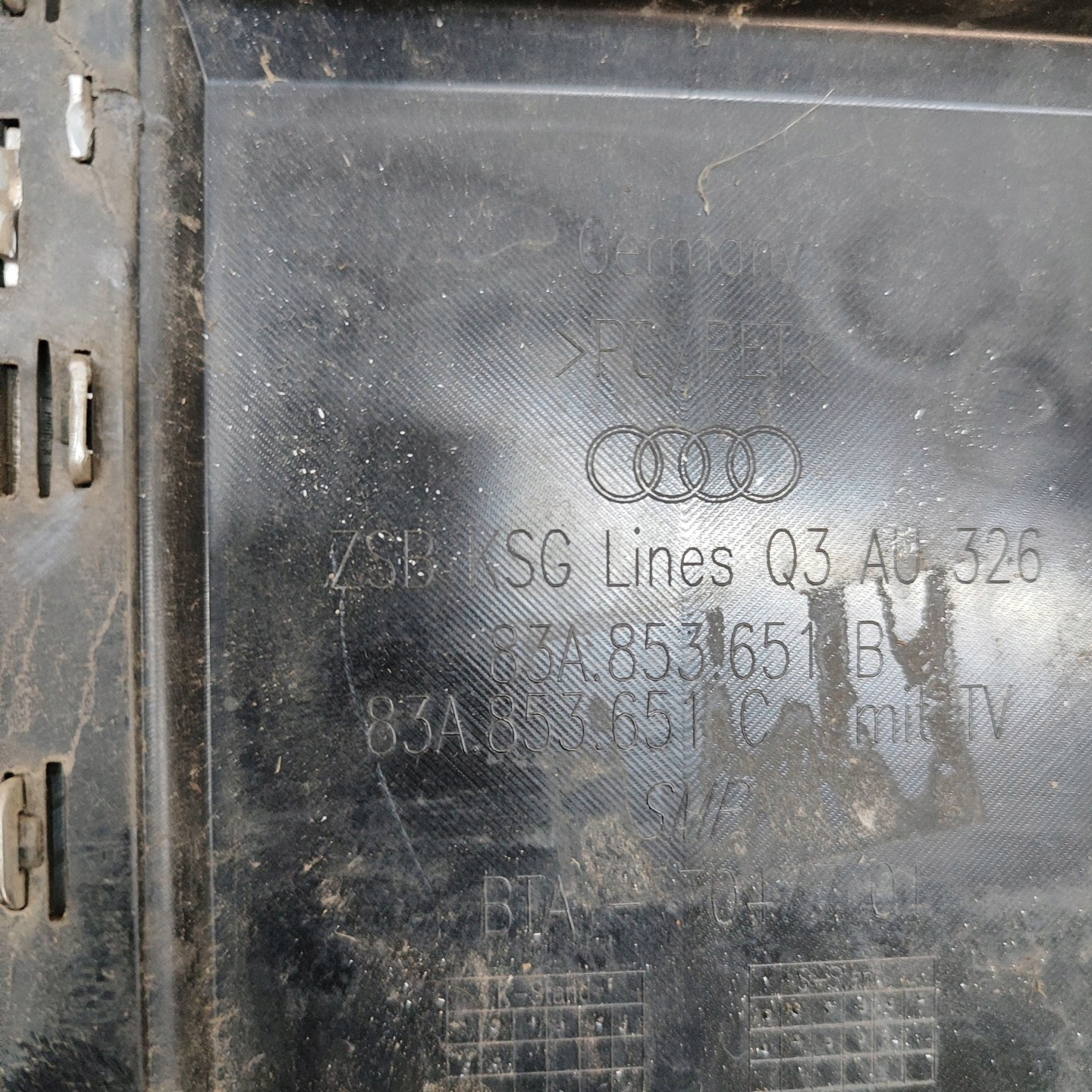 Audi Q3 Kühlergrill FRONTGRILL Kühlergitter 83A853651C - Thumbnail 7