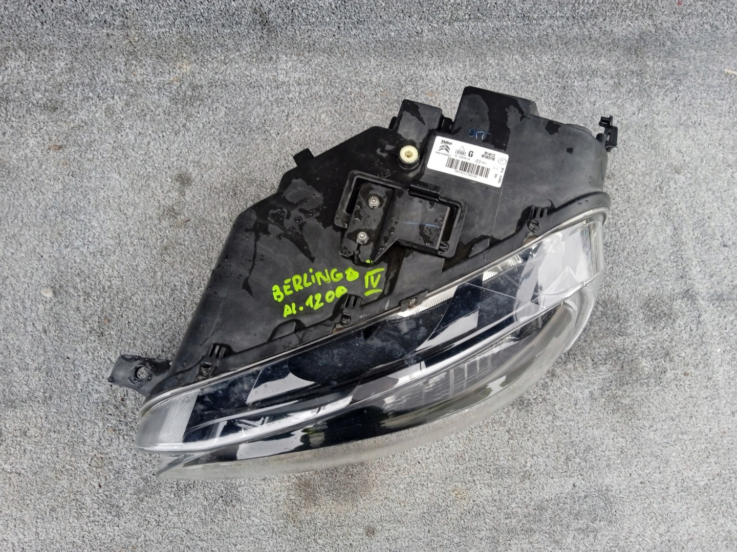 Frontscheinwerfer Citroen Berlingo I 9816825080 LED Links Scheinwerfer Headlight - Thumbnail 6