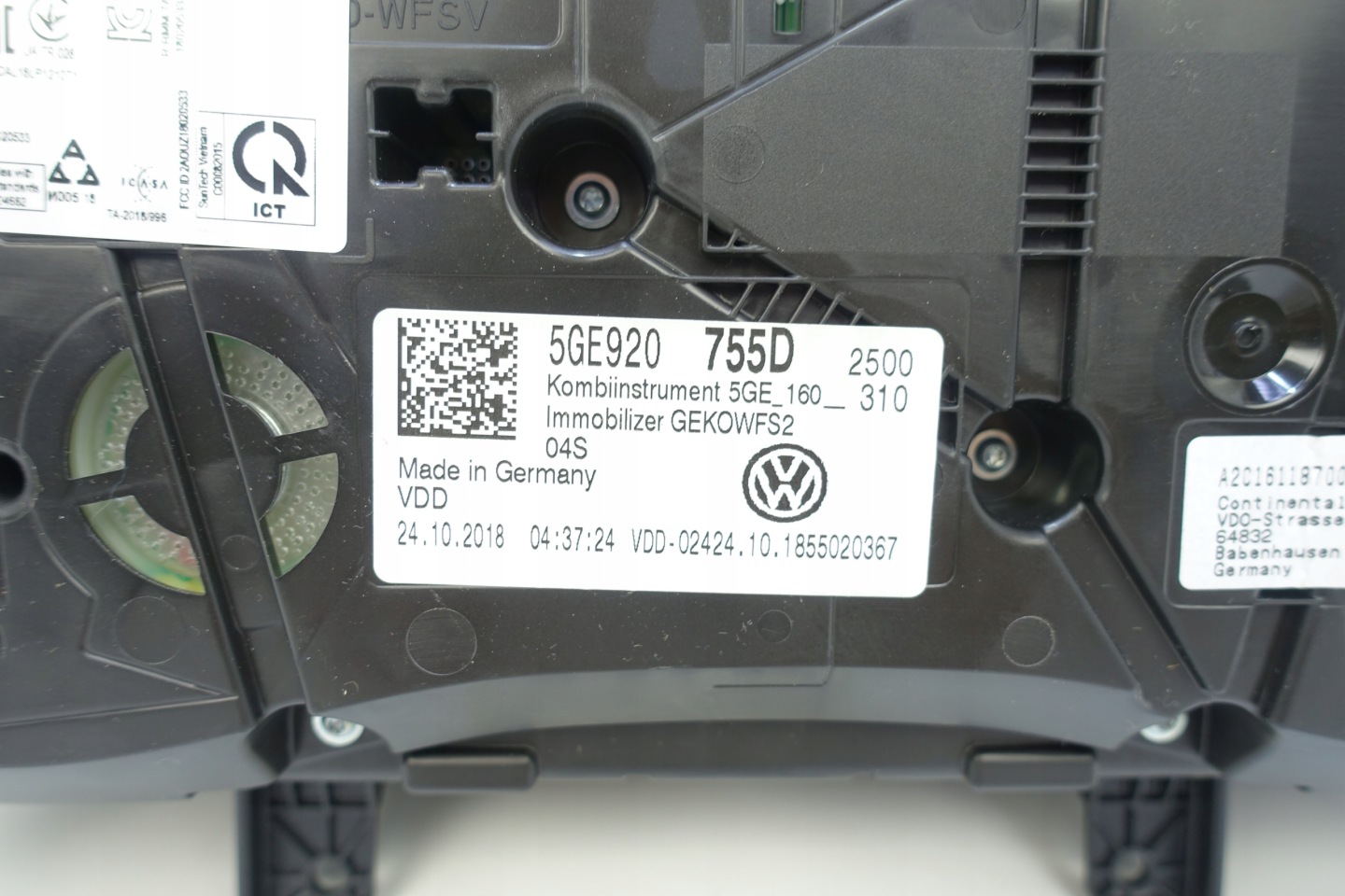 VW Golf V 5GE920755D Screen Kombiinstrument Tacho - Thumbnail 8