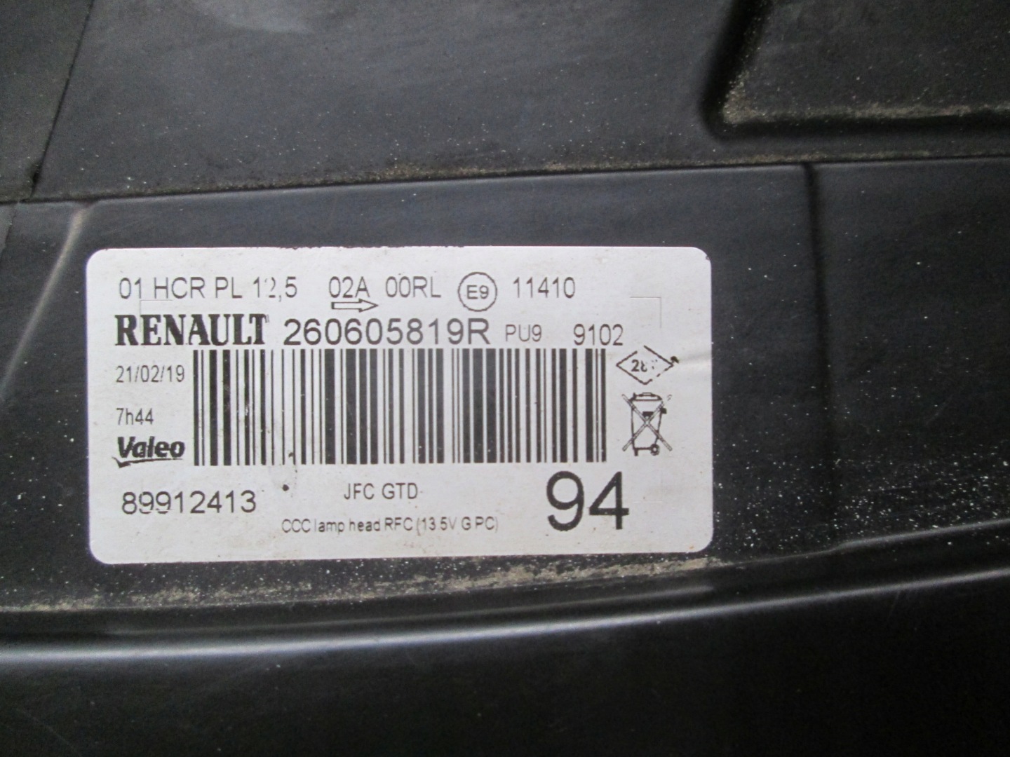 Frontscheinwerfer Renault Espace RHN 260104119R LED Links Scheinwerfer Headlight - Thumbnail 10
