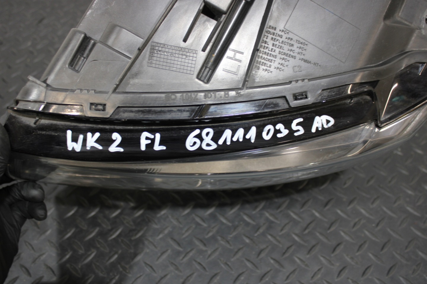 Frontscheinwerfer Jeep Cherokee J 68111034AD LED Links Scheinwerfer Headlight - Thumbnail 8