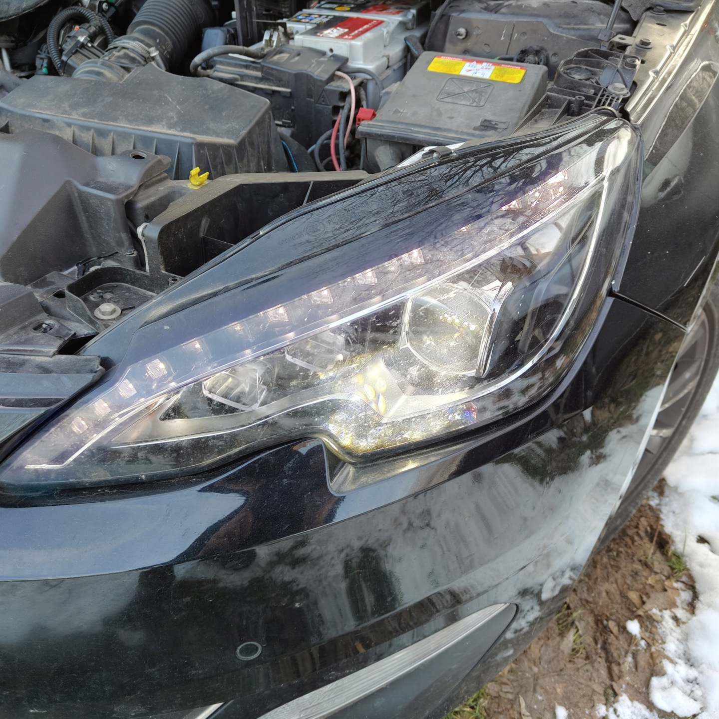 Frontscheinwerfer Peugeot 308 F 1618000380 LED Links Scheinwerfer Headlight - Thumbnail 1