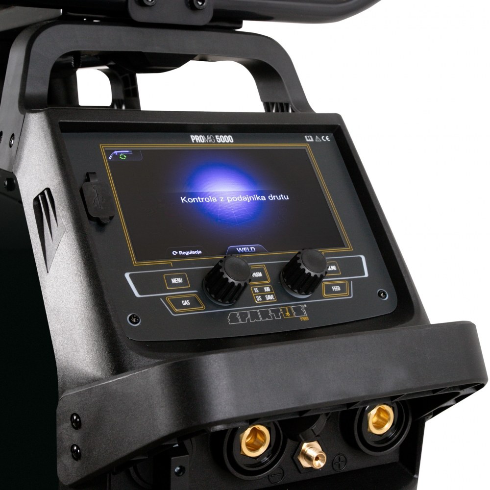Spawarka SPARTUS ProMIG 5000 400V 500A PRZEWÓD MIG 501 4B 4M CHŁODNICA 