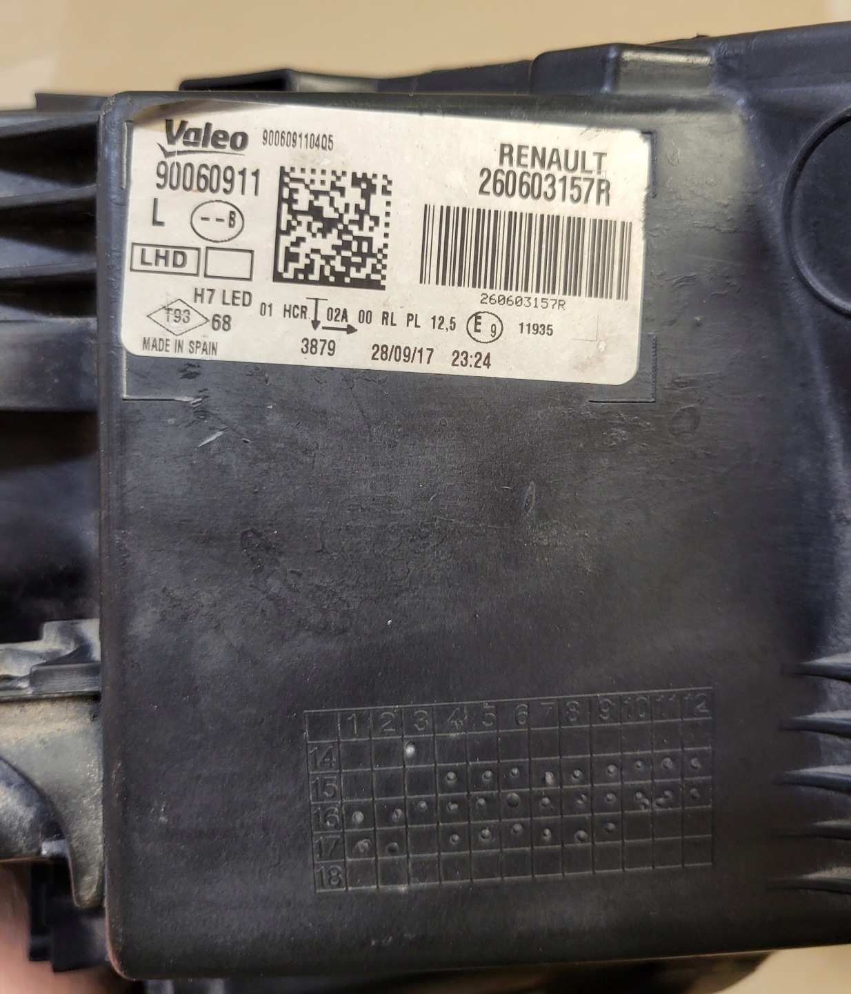 Frontscheinwerfer Renault MĂ©gane I BA.. 90060911LH LED Links Headlight - Thumbnail 12