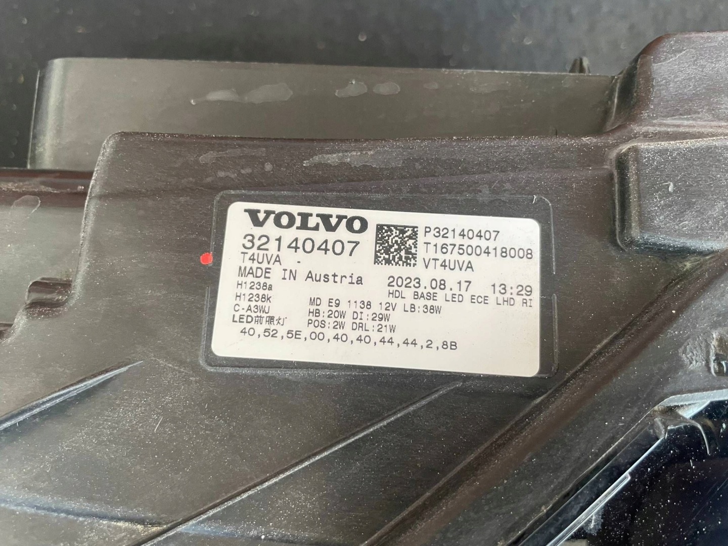 Frontscheinwerfer Volvo XC40 32140407 LED Links Scheinwerfer Headlight - Thumbnail 10