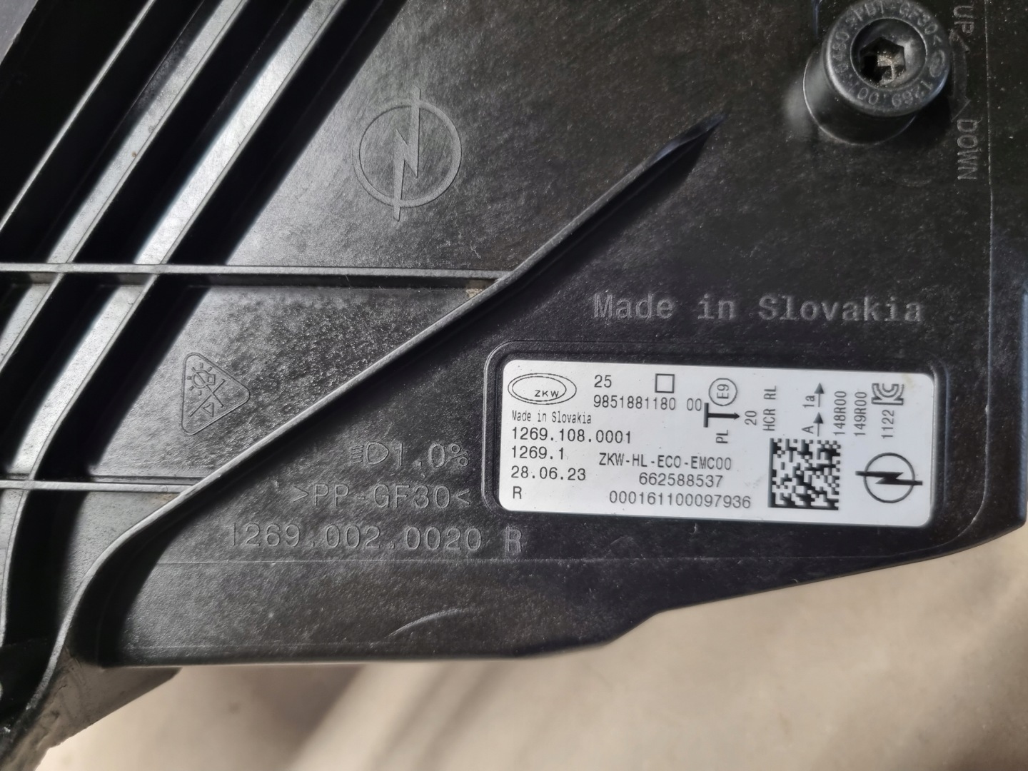 Frontscheinwerfer Opel Astra 98503263 LED Links Scheinwerfer Headlight - Thumbnail 9
