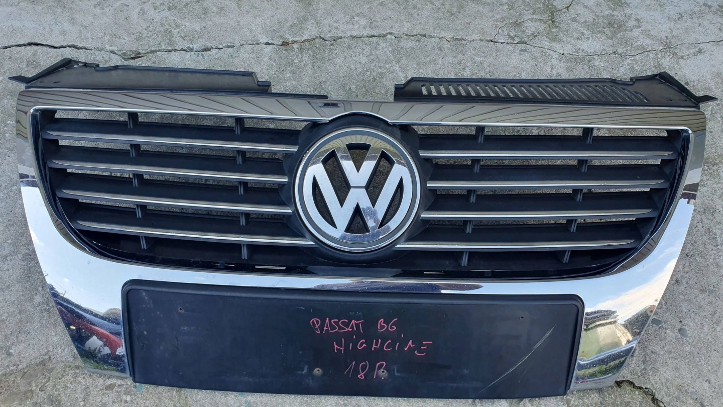 VW Passat B6 Kühlergrill FRONTGRILL Kühlergitter 1K5853600 - Thumbnail 7