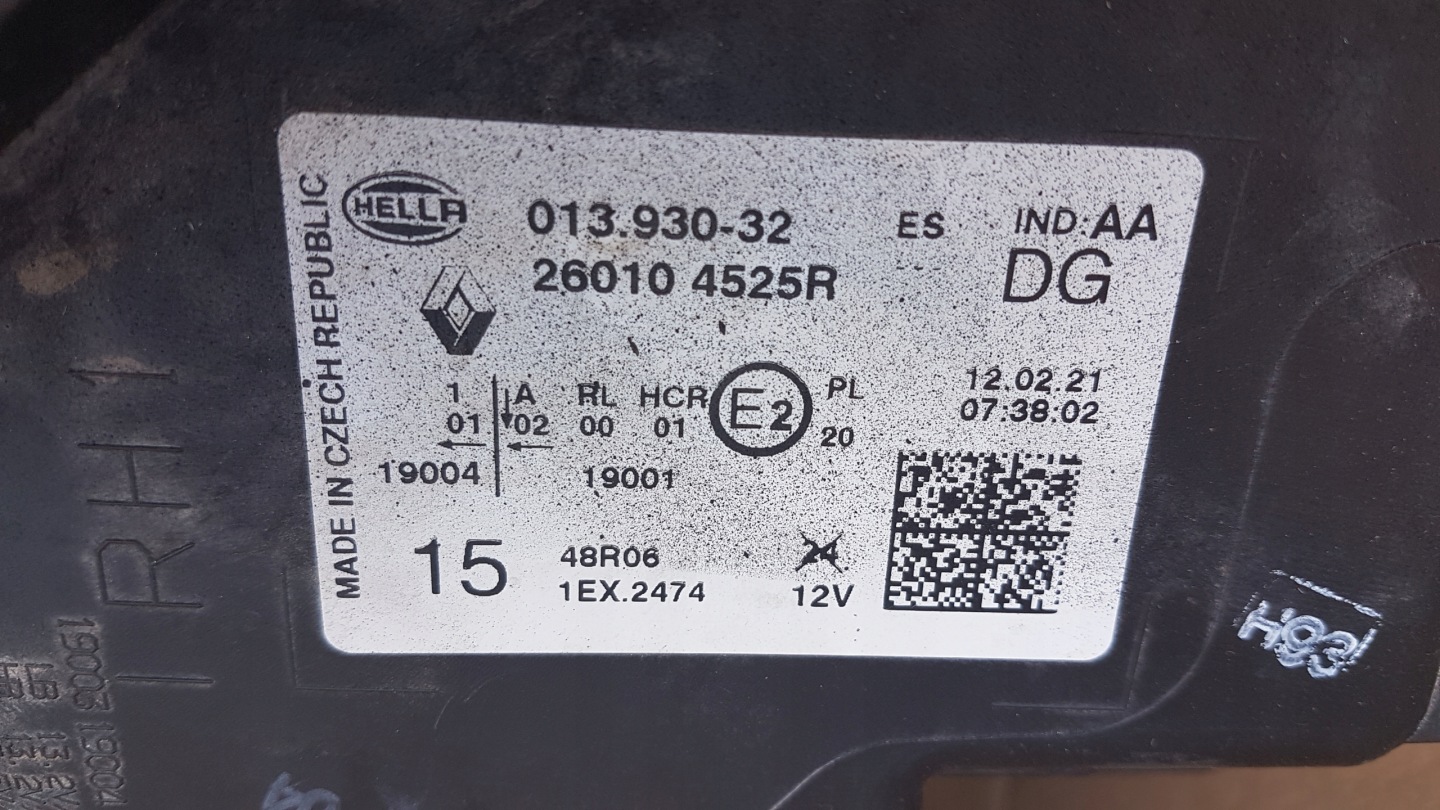 Frontscheinwerfer Renault Captur RJB LED Rechts Scheinwerfer Headlight - Thumbnail 9