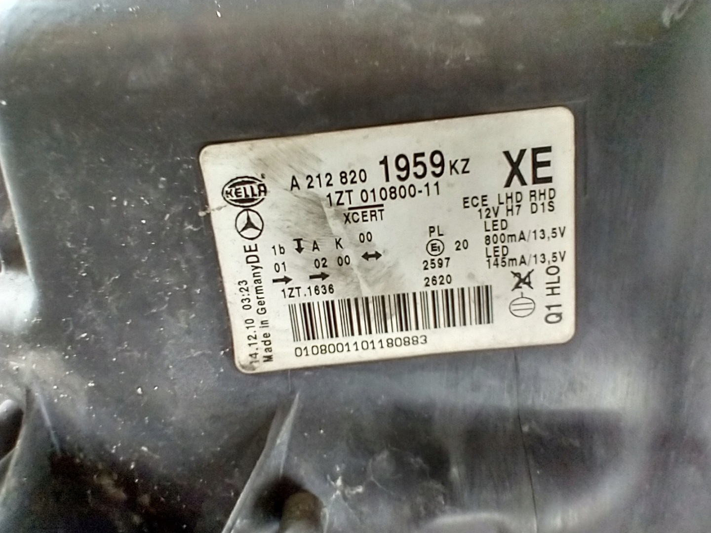 Frontscheinwerfer Mercedes-Benz E-Klasse W212 A2128201959 Bi-Xenon Links Headlight - Thumbnail 11