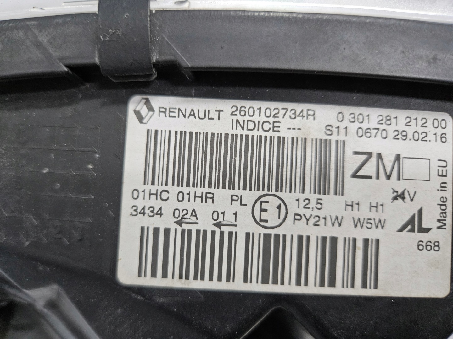 Frontscheinwerfer Renault Captur RJB 260102734R LED Rechts Headlight - Thumbnail 5