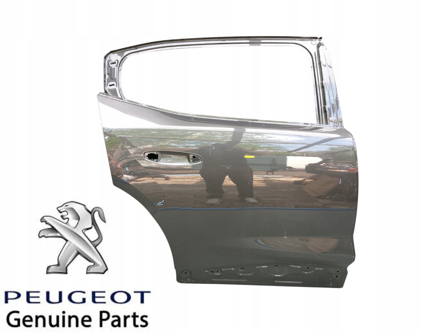 Peugeot 408 F Tür Hinten Rechts Door Porta Porte - Thumbnail 1
