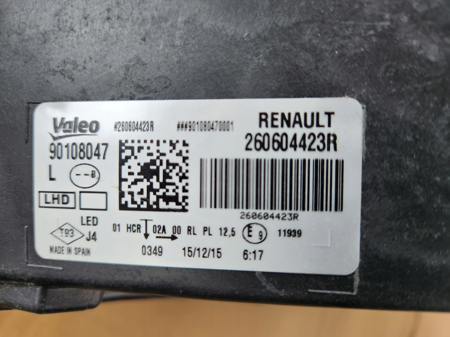 Frontscheinwerfer Renault MĂ©gane I BA.. 260604423R LED Links Headlight - Thumbnail 7