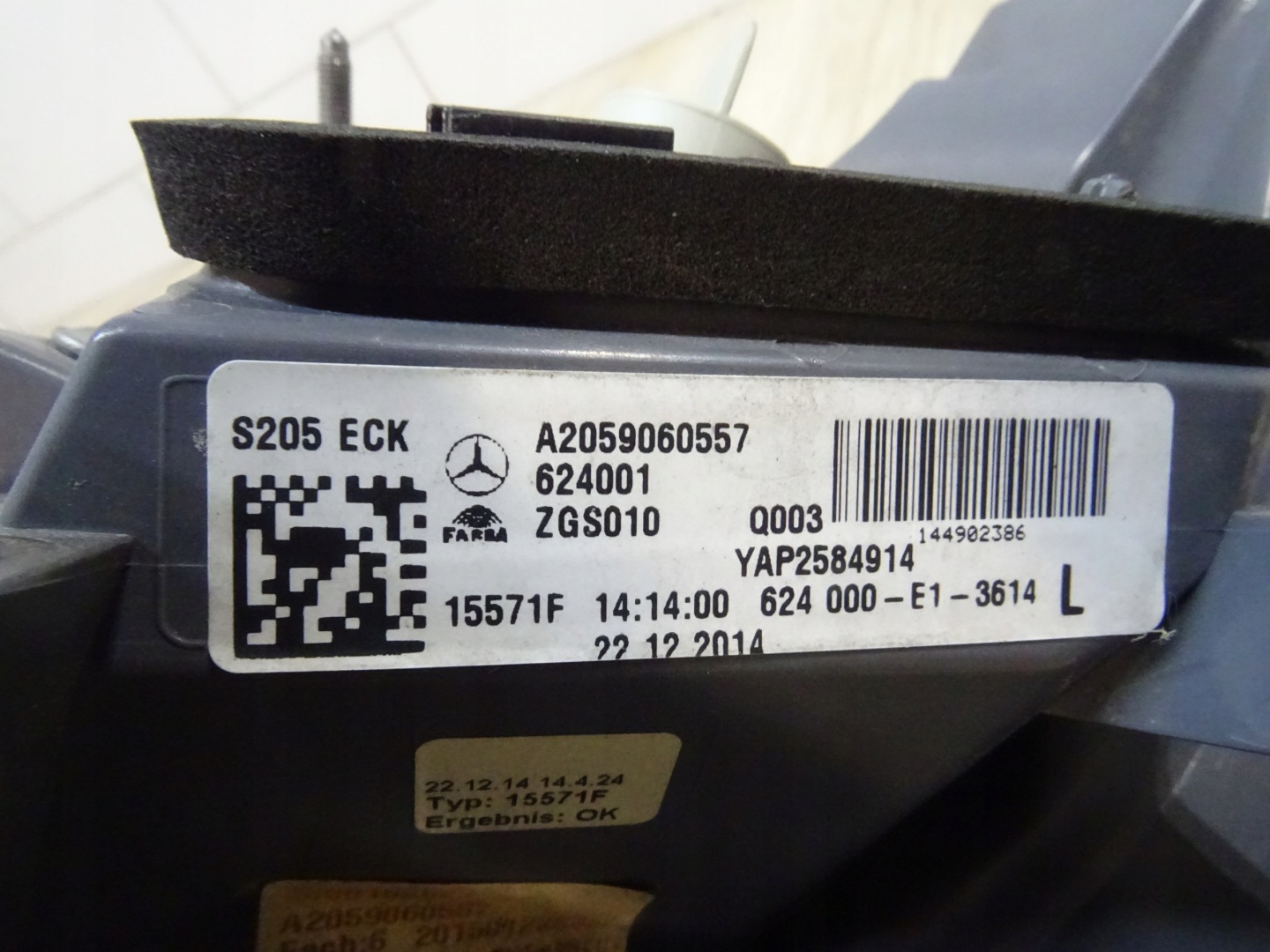 Mercedes-Benz C-Klasse W205 Rückleuchte A2059060557 Rearlamp - Thumbnail 9