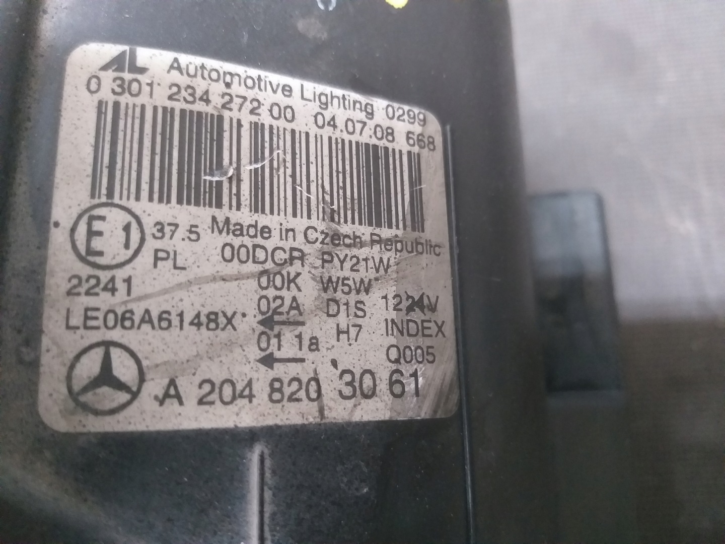 Frontscheinwerfer Mercedes-Benz C-Klasse W204 A2048203061 Xenon Links Headlight - Thumbnail 12