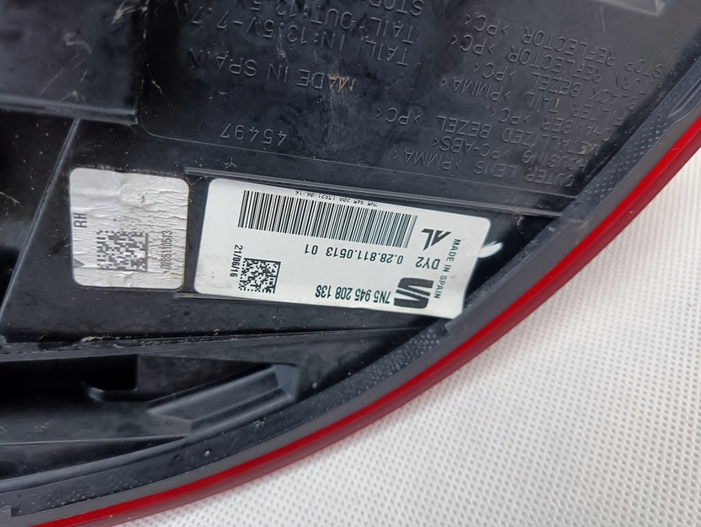 SEAT Alhambra 7N Rückleuchte 7N5945208 Rearlamp - Thumbnail 6