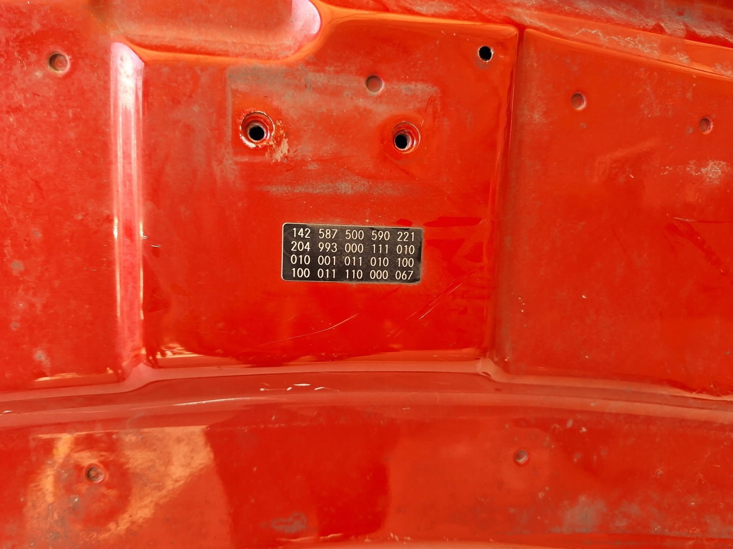 Motorhaube Mercedes-Benz C-Klasse W204 Bonnet Hood - Thumbnail 7