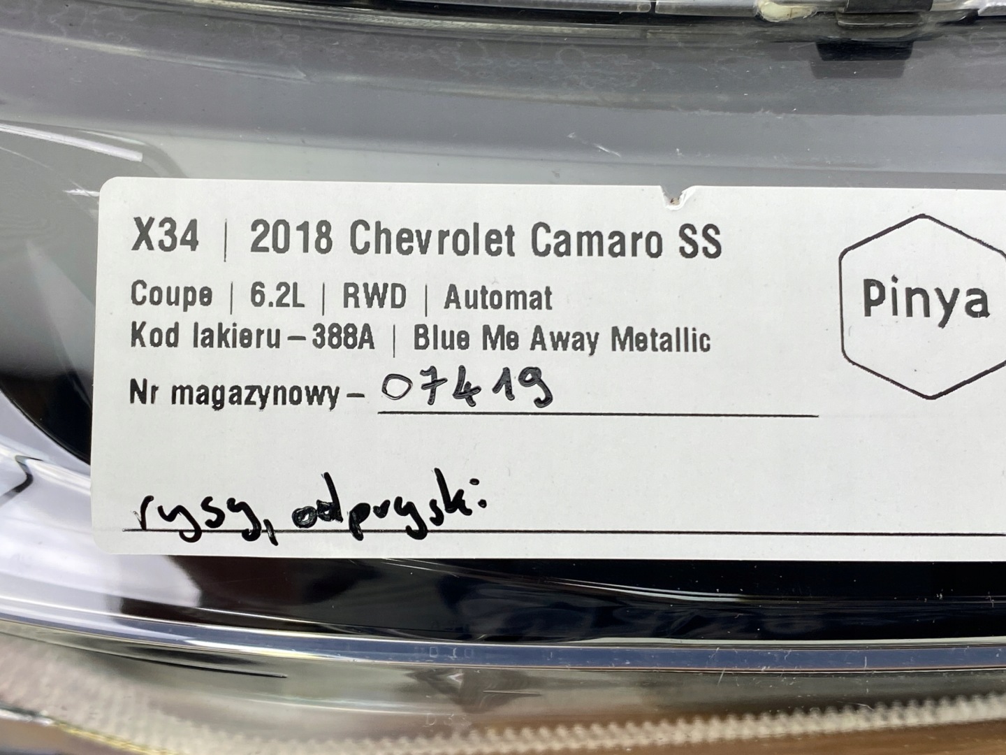 Frontscheinwerfer Chevrolet Camaro A1XC LED Rechts Scheinwerfer Headlight - Thumbnail 12