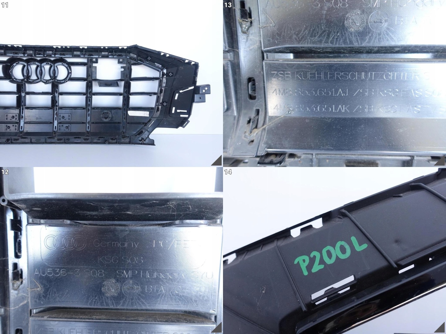 Audi Q8 Kühlergrill FRONTGRILL Kühlergitter 4M8853651AJ - Thumbnail 12