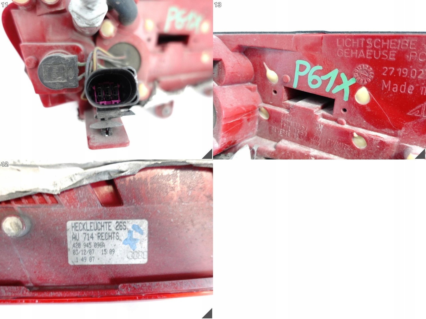 Audi R8 42 Rückleuchte Rearlamp - Thumbnail 12