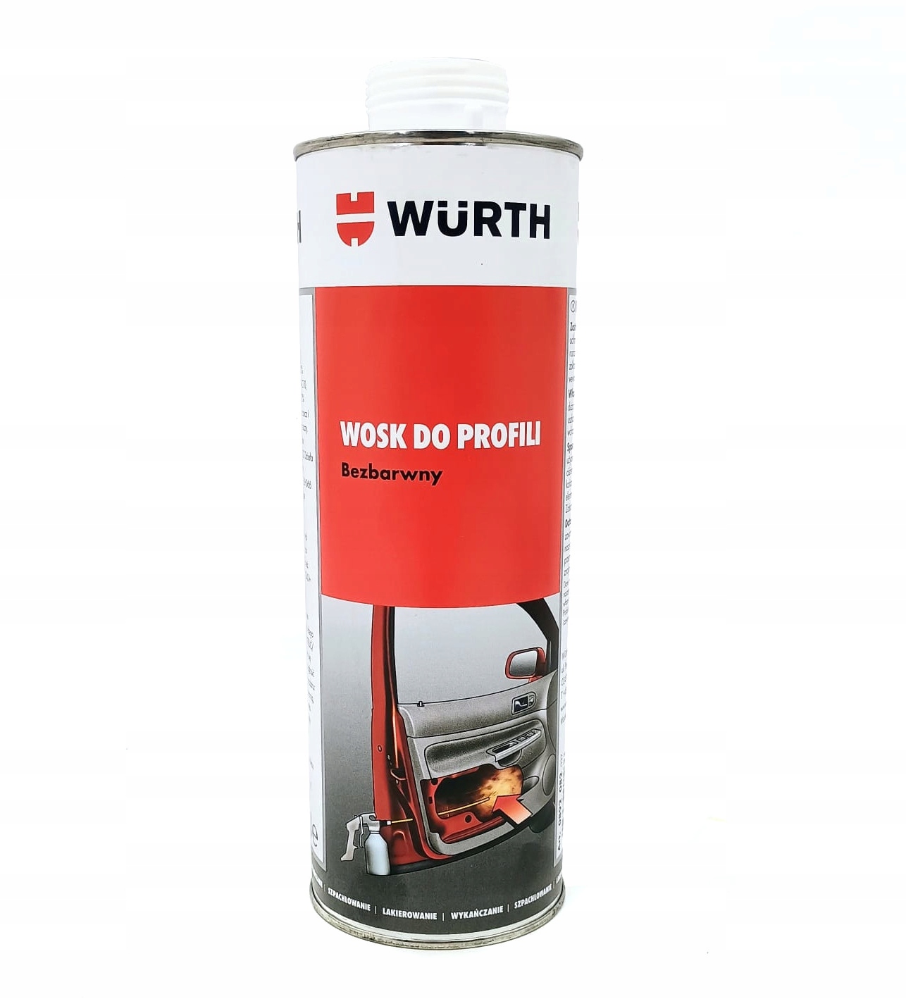Wosk do profili zamkniętych bezbarwny Wurth 1l 0892082