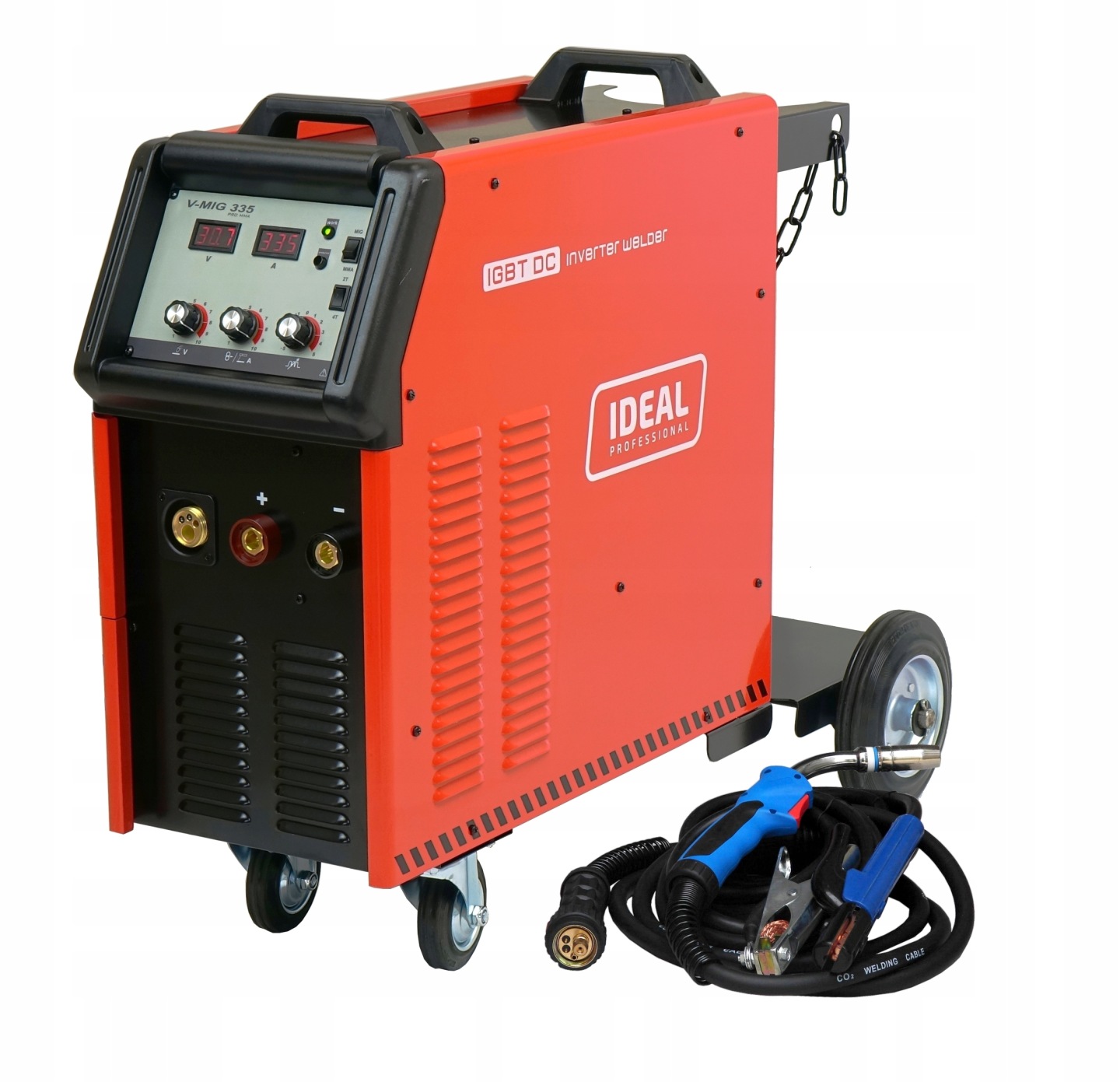 Spawarka IDEAL V-MIG 335 4x4 PRO MMA 400V 330A PÓŁAUTOMAT IGBT 2T 4T 