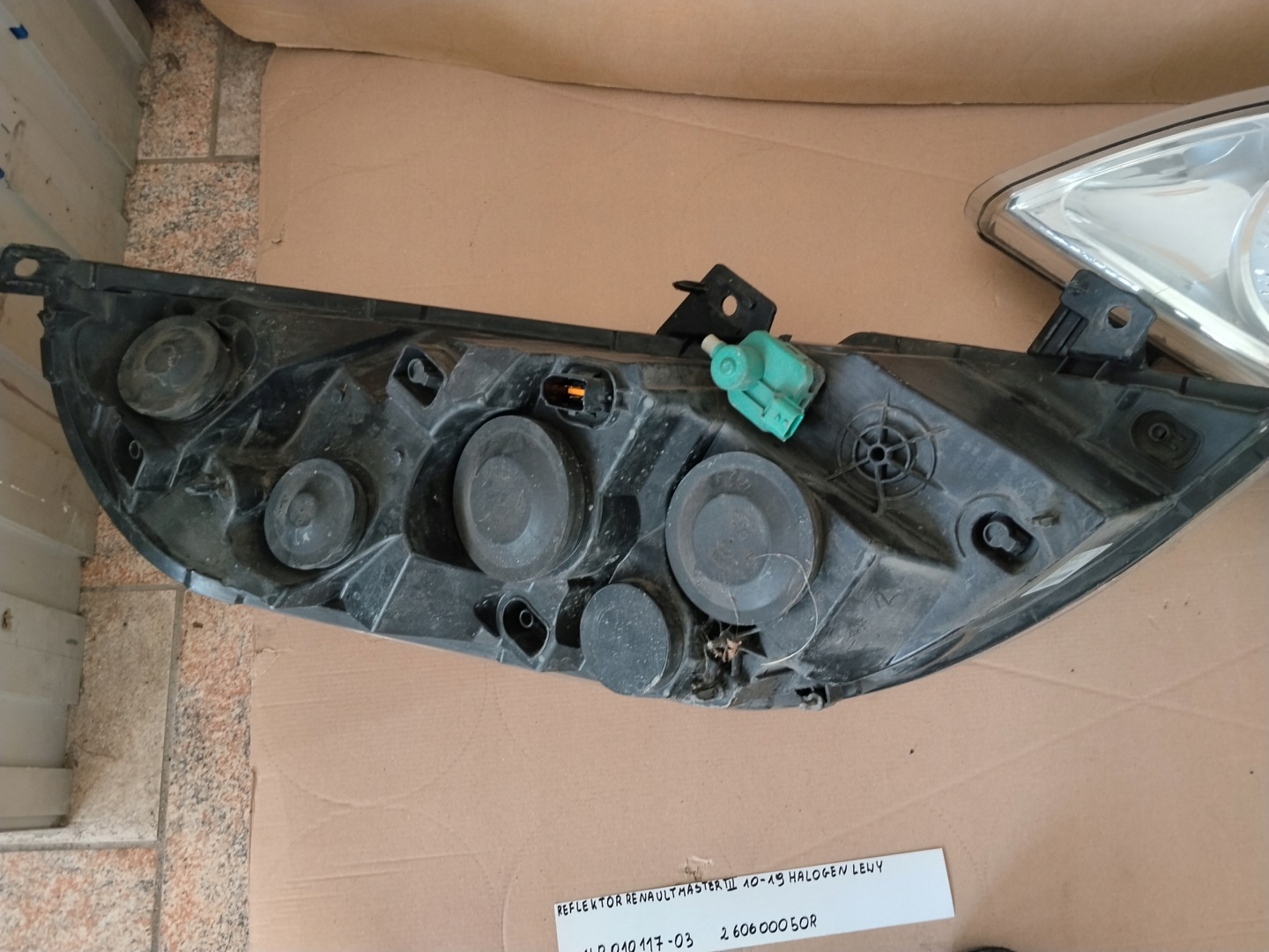 Frontscheinwerfer Renault Master II 260108202R Halogen Links Headlight - Thumbnail 4