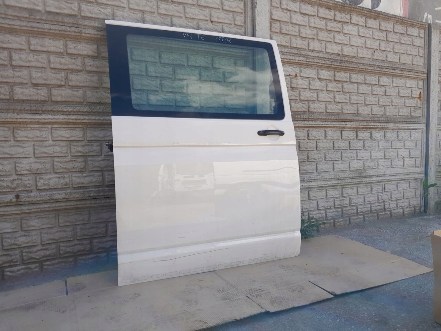 VW Transporter T6 Tür Hinten Rechts Door Porta Porte - Thumbnail 1