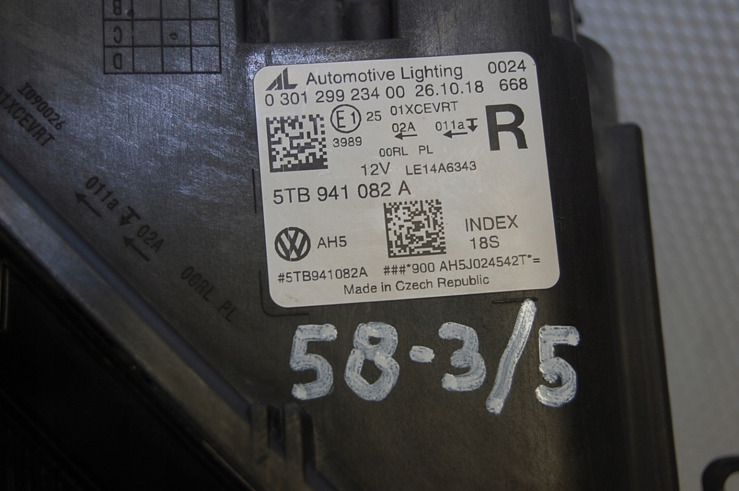 Frontscheinwerfer VW Touran I 5TB941082A LED Rechts Scheinwerfer Headlight - Thumbnail 12