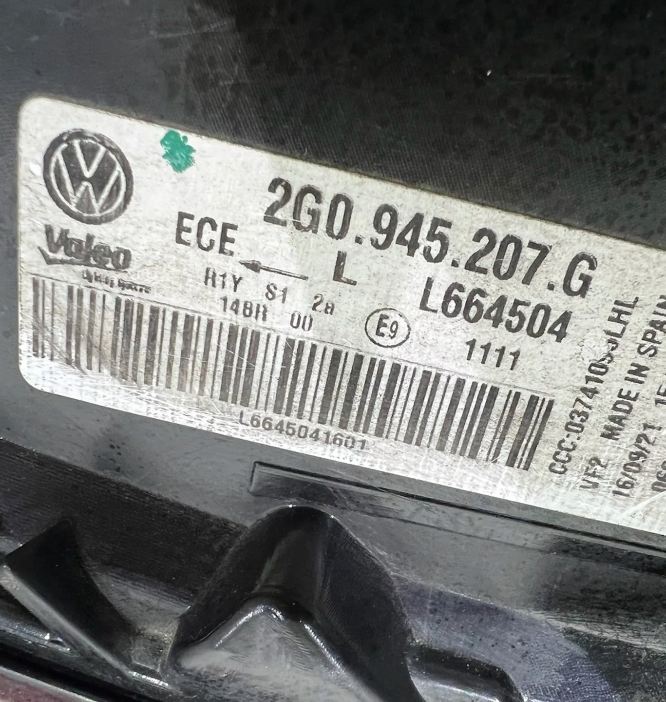 VW Polo 2G0 Rückleuchte 2G0945207G Rearlamp - Thumbnail 10