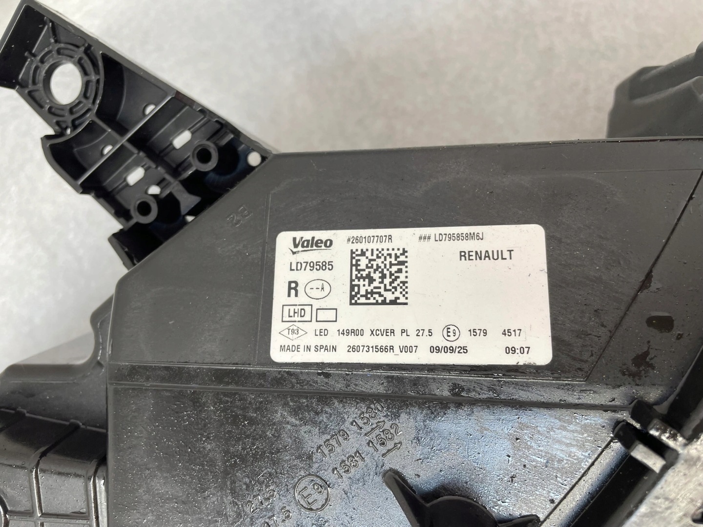 Frontscheinwerfer Renault Rafale I 260107707R LED Rechts Scheinwerfer Headlight - Thumbnail 10