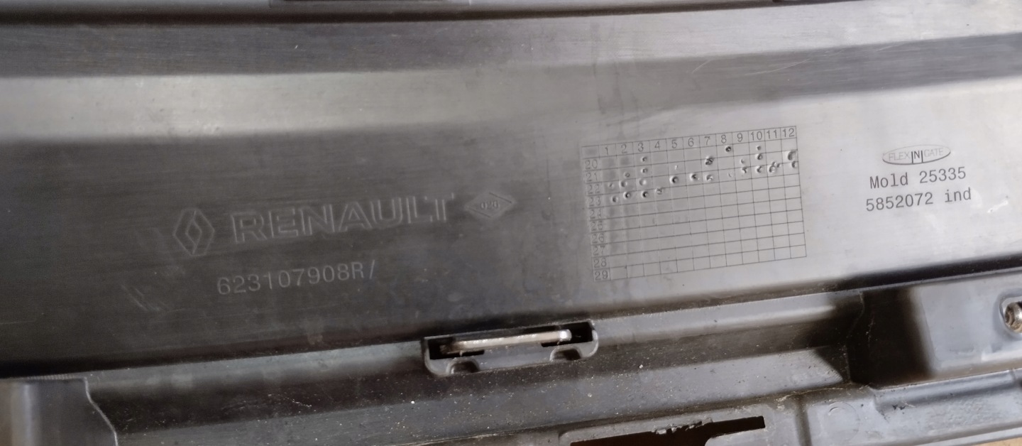 Renault Kangoo RJK Kühlergrill FRONTGRILL Kühlergitter 623107908R - Thumbnail 9