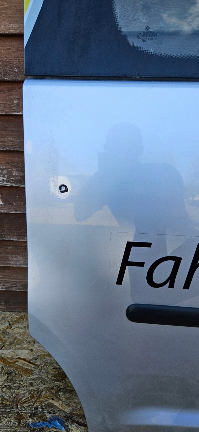 VW Caddy Tür Hinten Rechts Door Porta Porte - Thumbnail 9