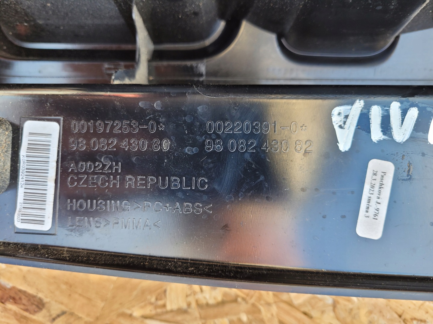 Opel Vivaro C Rückleuchte Rearlamp - Thumbnail 7
