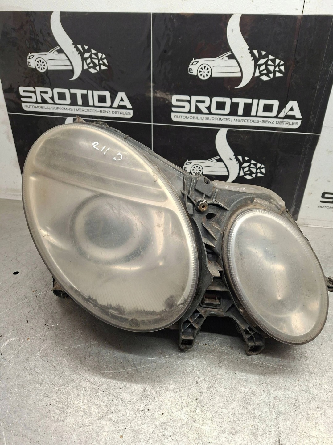 Frontscheinwerfer Mercedes-Benz E-Klasse W211 LED Links Scheinwerfer Headlight - Thumbnail 1