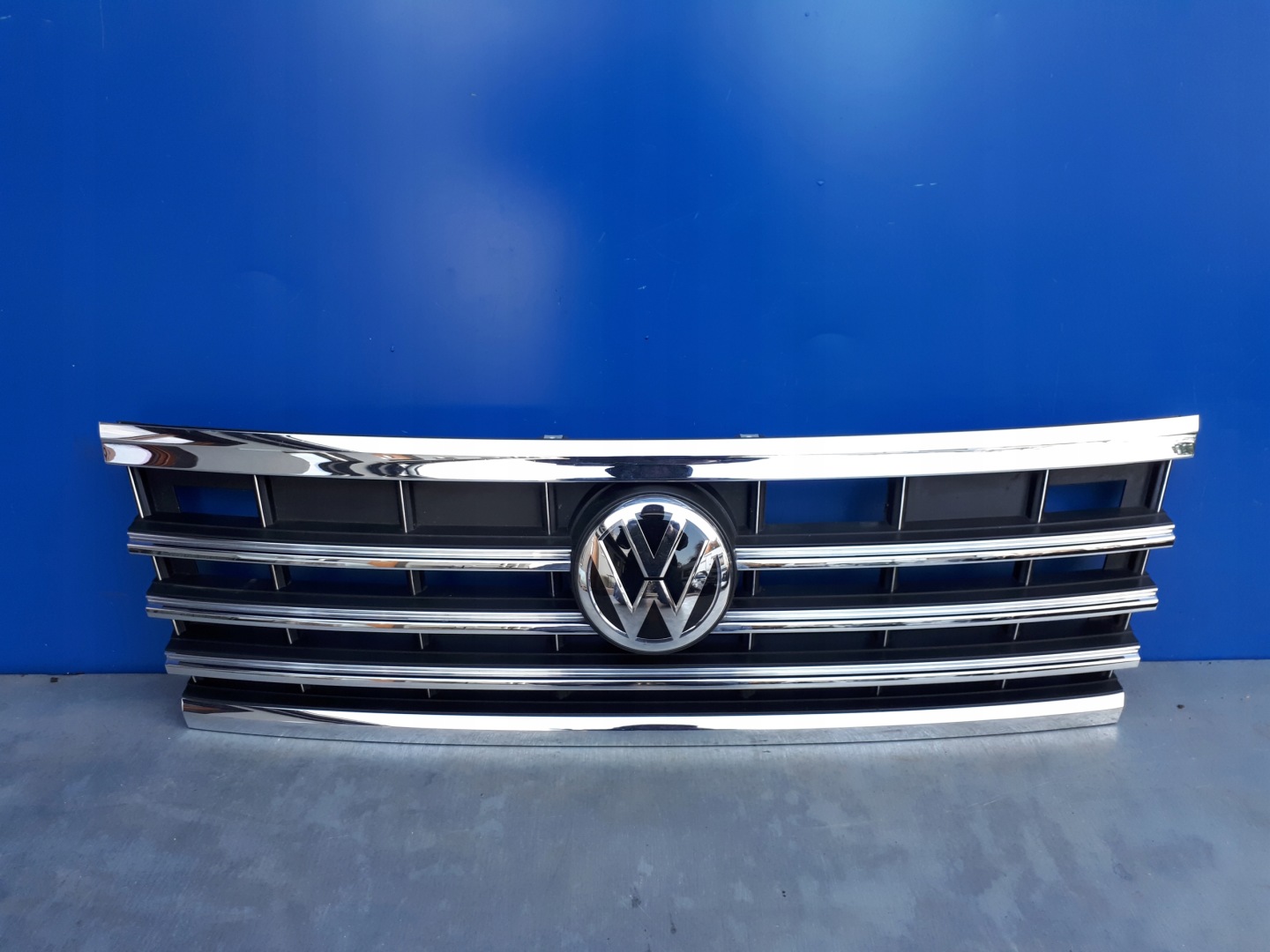 VW Touareg I Kühlergrill FRONTGRILL Kühlergitter 760853651L - Thumbnail 1