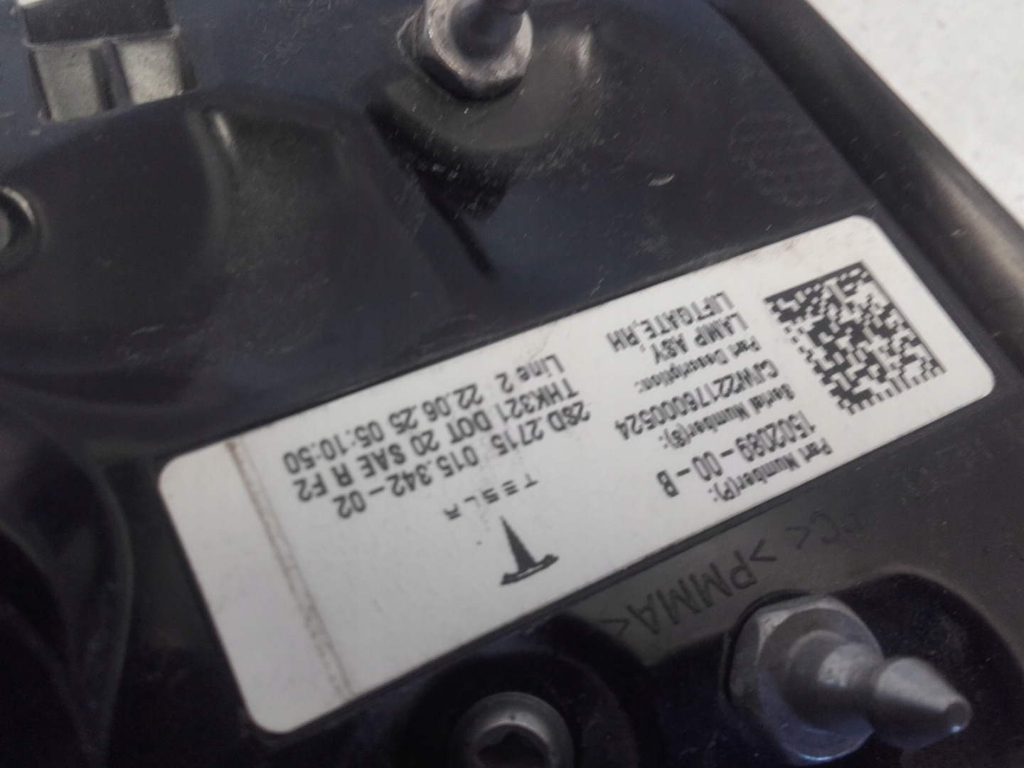 Tesla Model 3 003 Rückleuchte 100208900B Rearlamp - Thumbnail 3