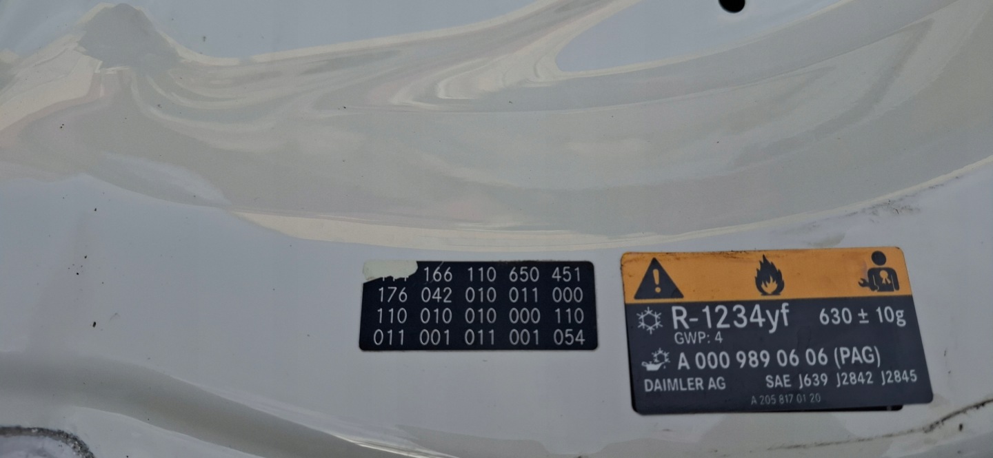 Motorhaube Mercedes-Benz A-Klasse W176 Bonnet Hood - Thumbnail 8