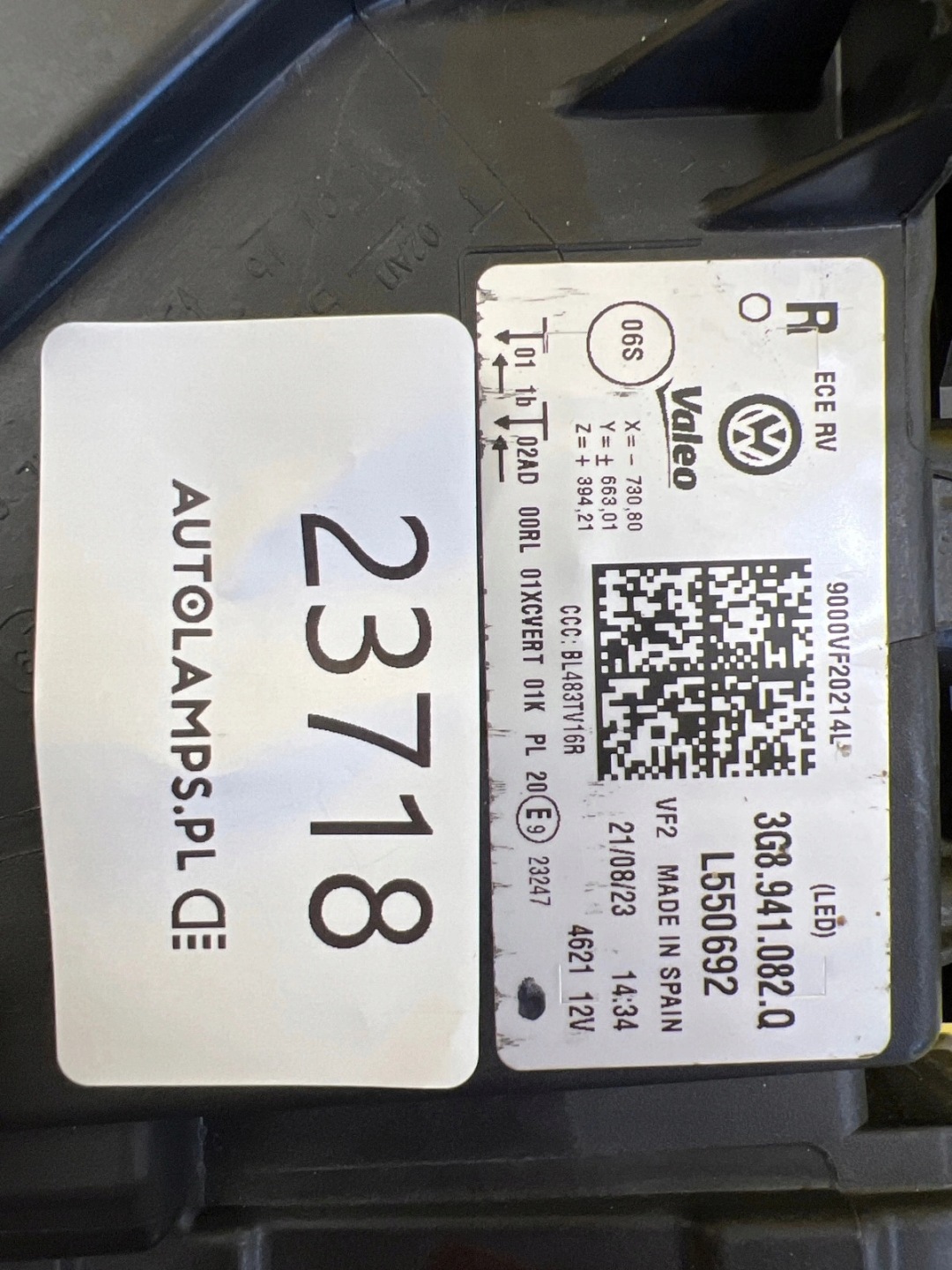 Frontscheinwerfer VW Arteon 3H 3G8941082Q LED Rechts Scheinwerfer Headlight - Thumbnail 2