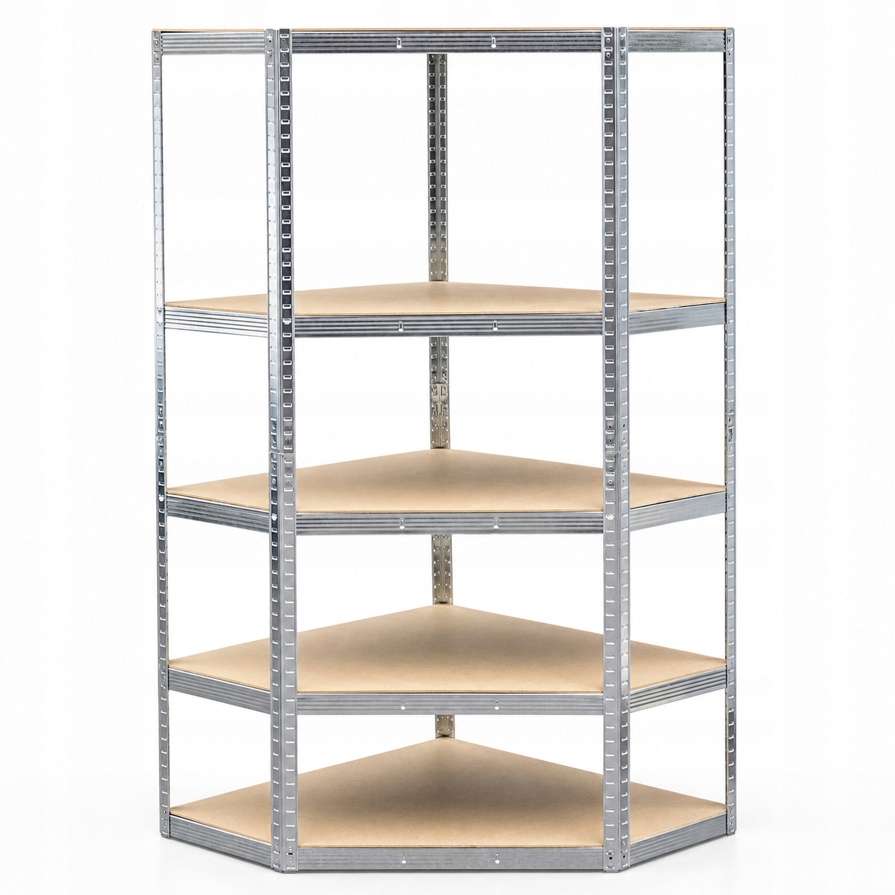 REGAŁ MAGAZYNOWY NAROŻNY METALOWY 180x90x40 5 półek 