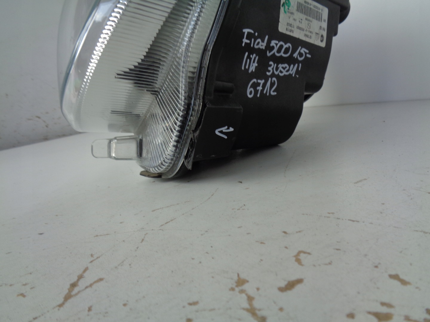 Frontscheinwerfer Fiat 500 ZAF 120 52129441 LED Rechts Scheinwerfer Headlight - Thumbnail 9