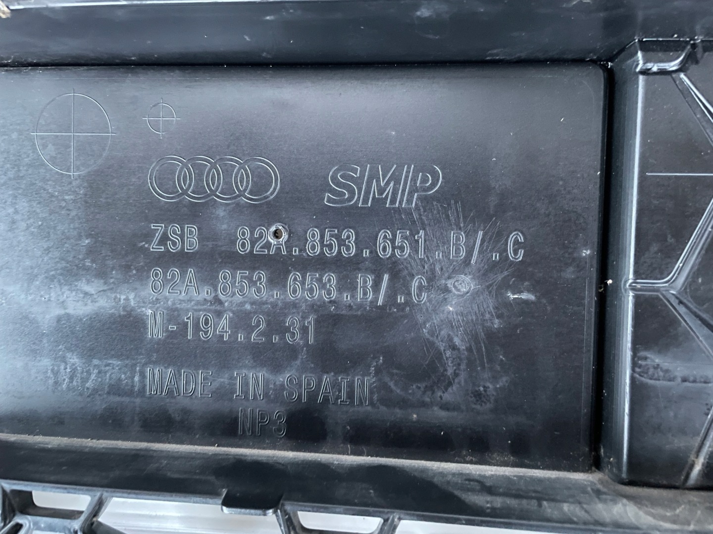 Audi A1 82A Kühlergrill FRONTGRILL Kühlergitter 82A853653AL - Thumbnail 8