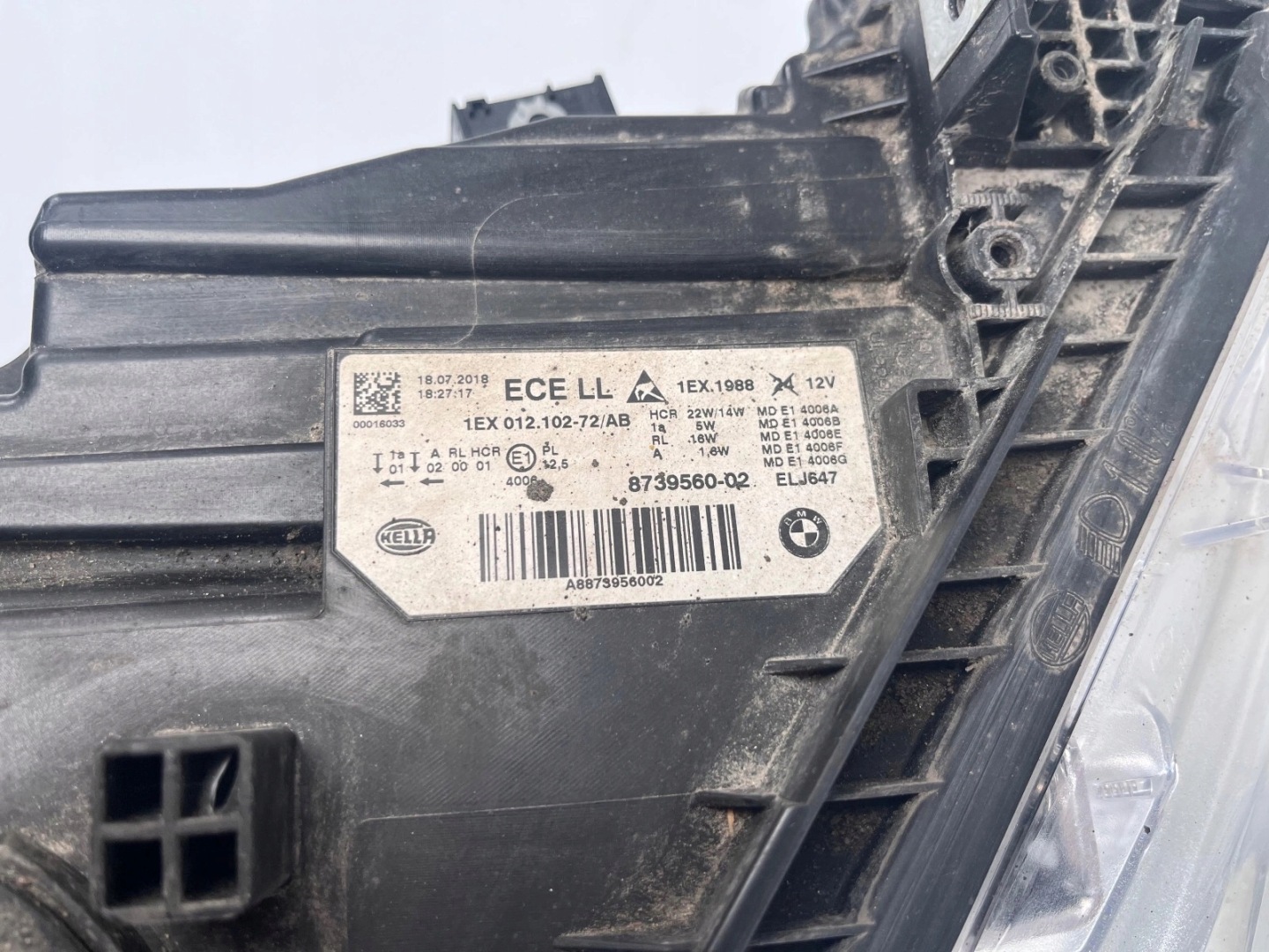 Frontscheinwerfer BMW 3 F30 8739560 LED Rechts Scheinwerfer Headlight - Thumbnail 5