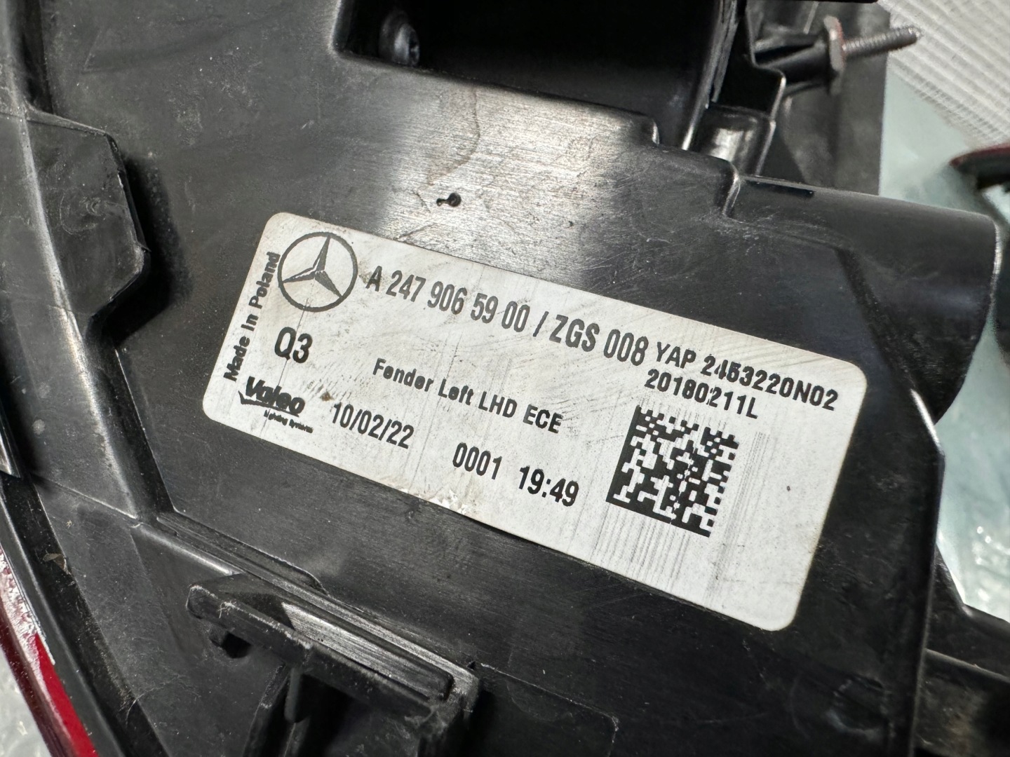 Mercedes-Benz B-Klasse W247 Rückleuchte A2479065900 Rearlamp - Thumbnail 4