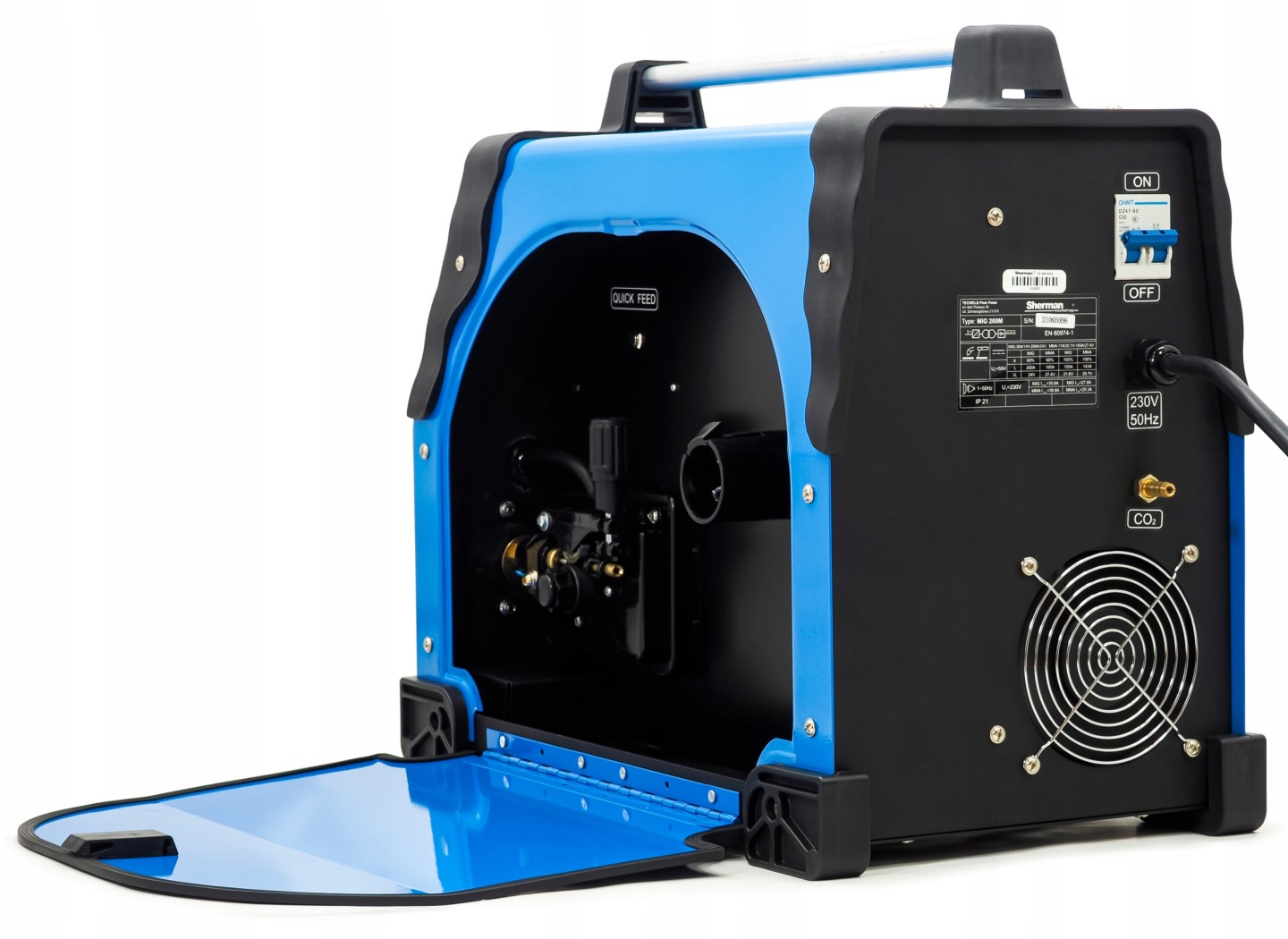 SPAWARKA Sherman MIG 200M 4R MMA ALU TIG 200A 230V