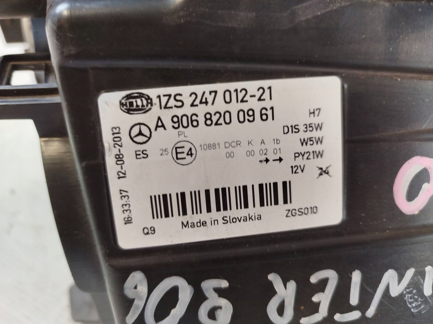 Frontscheinwerfer Mercedes-Benz Sprinter W906 A9068200961 LED Links Headlight - Thumbnail 7