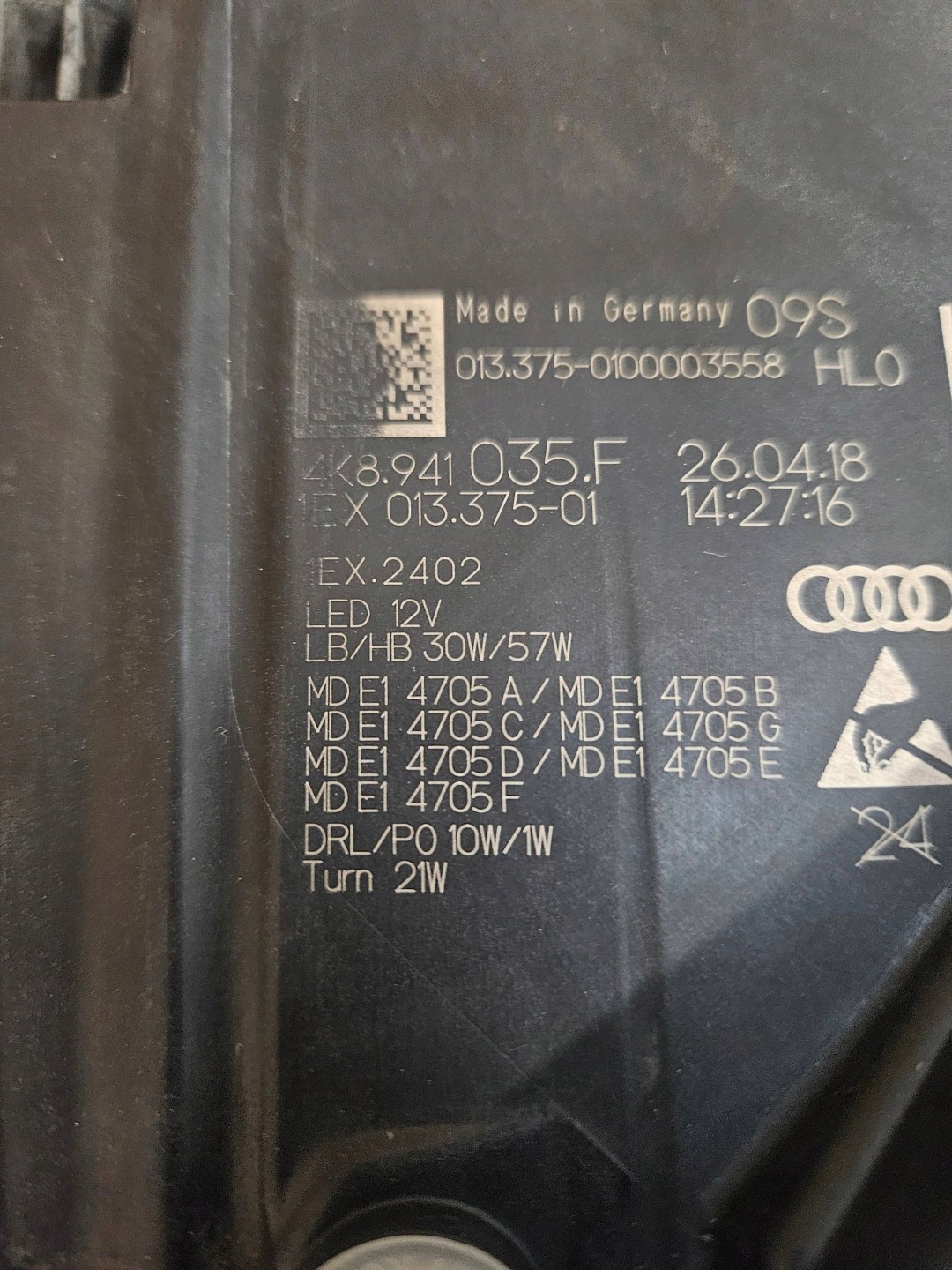 Frontscheinwerfer Audi A7 4K8941035F Matrix LED Links Scheinwerfer Headlight - Thumbnail 12