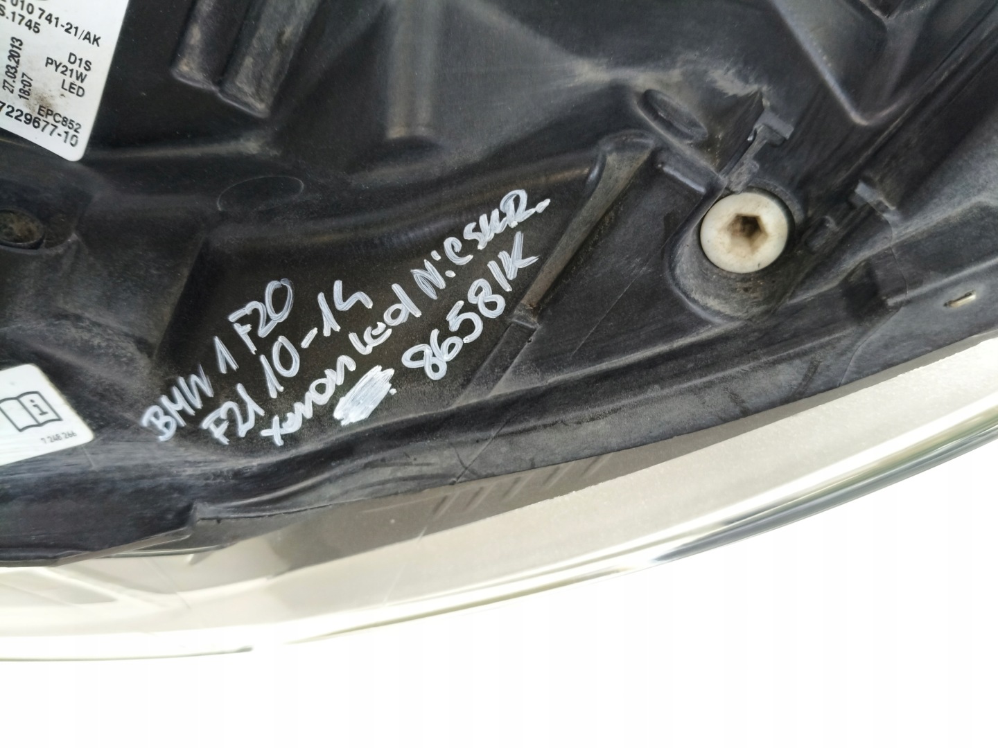 Frontscheinwerfer BMW 1 F21 7229677 Xenon Links Scheinwerfer Headlight - Thumbnail 8