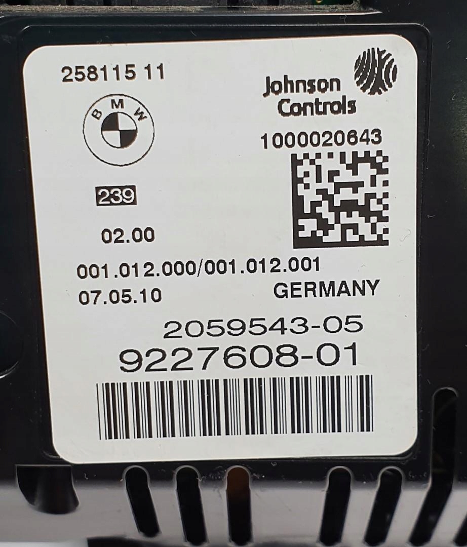 BMW 5 F10 9227608 Screen Kombiinstrument Tacho - Thumbnail 8